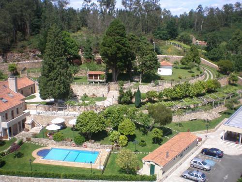 Pazo De Adran Hotel Milladoiro Exterior foto